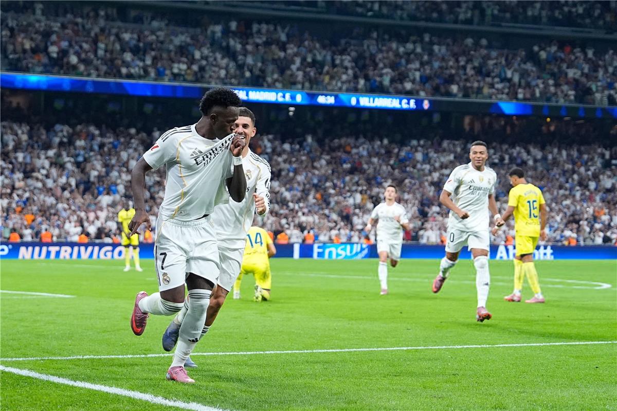 بثلاثية فينيسيوس: ملخص مباراة ريال مدريد وفياريال المثيرة وأهداف اللقاء